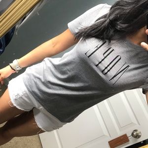 “Nope” Grey Graphic Tee Shirt S Small
